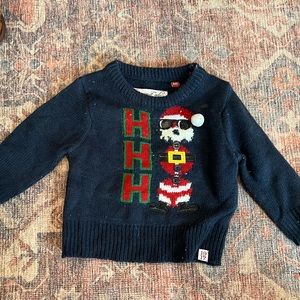 3 month Santa sweater